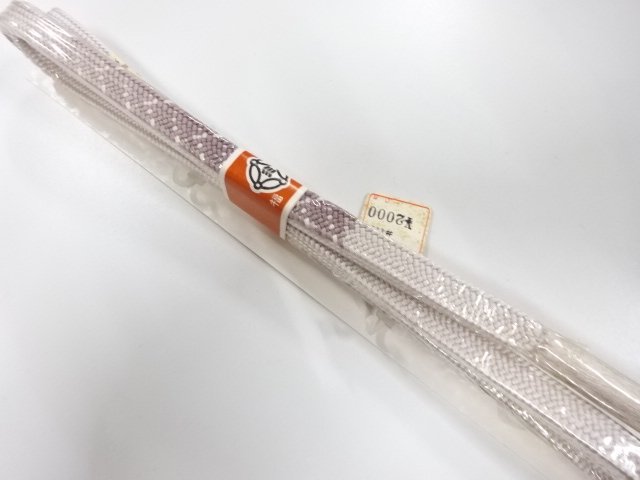 未使用品　正絹　手組帯締め